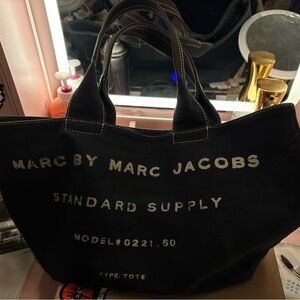 Marc by Marc Jacobs Black Canvas Tote